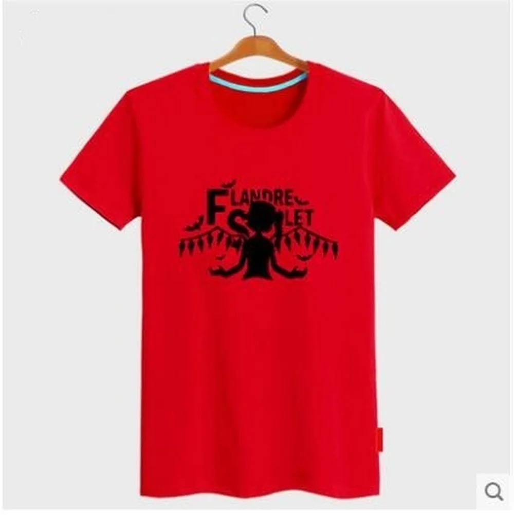 Аниме Cos TouHou Project фландрин алый плохое яблоко хлопковая Повседневная футболка