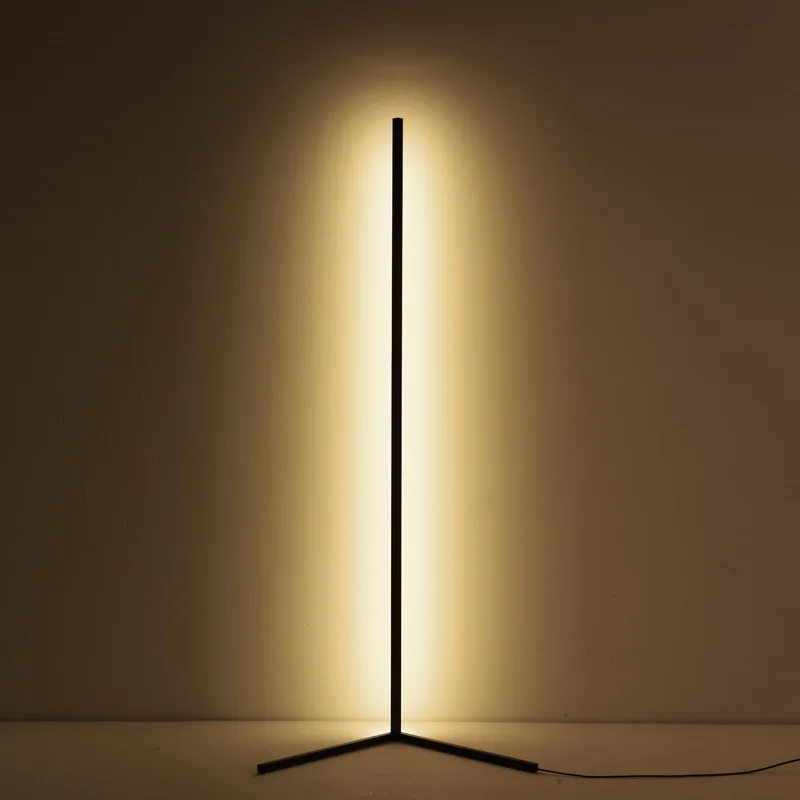 Светодиодный вертикальный угловой светильник RGB красочный торшер современный