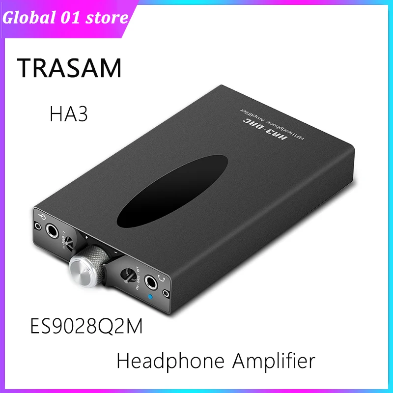 ЦАП-усилитель для наушников TRASAM ES9028Q2M USB XMOS XU208 32 бит 384 кГц DSD256 усилитель 3 5 мм 1000