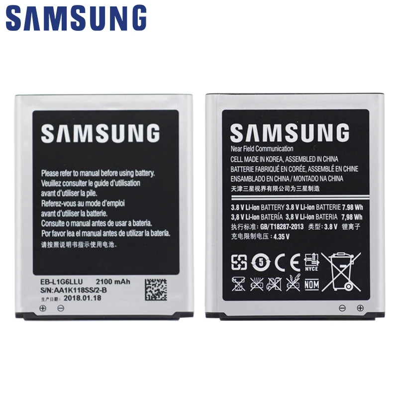 Samsung телефон батарея EB-L1G6LLU 2100 мАч для samsung Galaxy S3 i9300 i9305 i747 i535 L710 T999 замена батареи