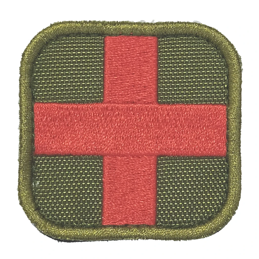 

Red Cross Patch Medic DIY Applique Embroidered Sew Iron on Patch