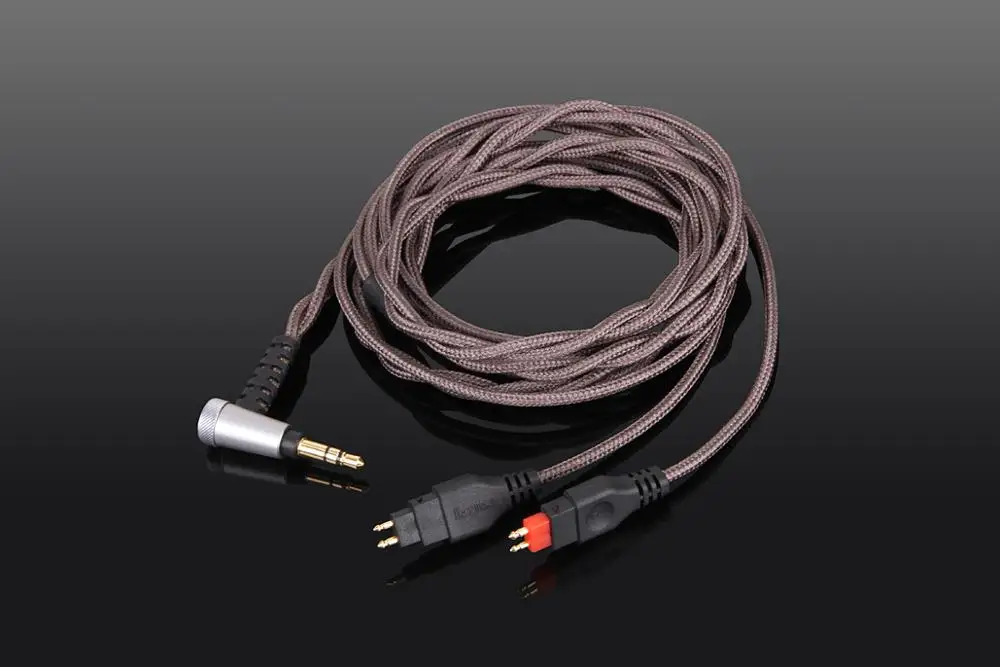 3 5 мм OCC нейлон аудио кабель для Sennheiser HD580 HD600 HD650 HD545 HD425 HD440 HD442 HD490 HD520 HD530 HD540 HD660s