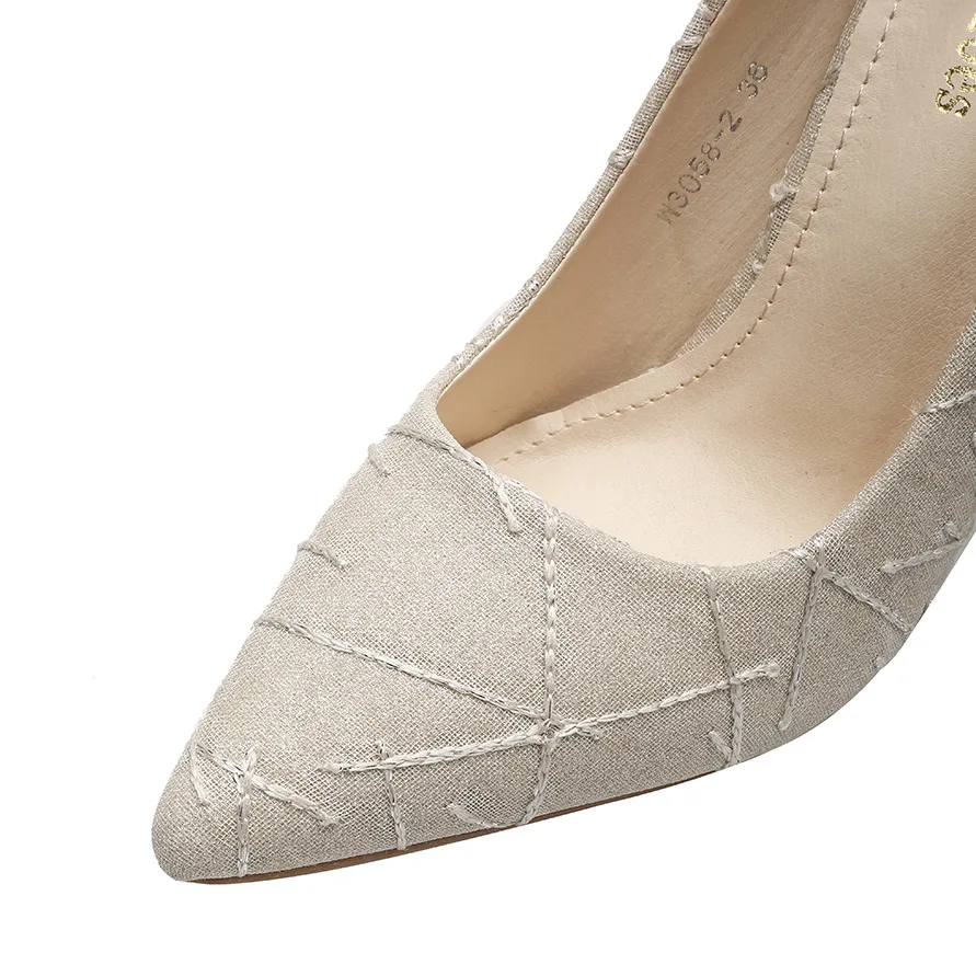 Туфли-лодочки женские на высоком каблуке 11 см золотистые/Серебристые/черные |