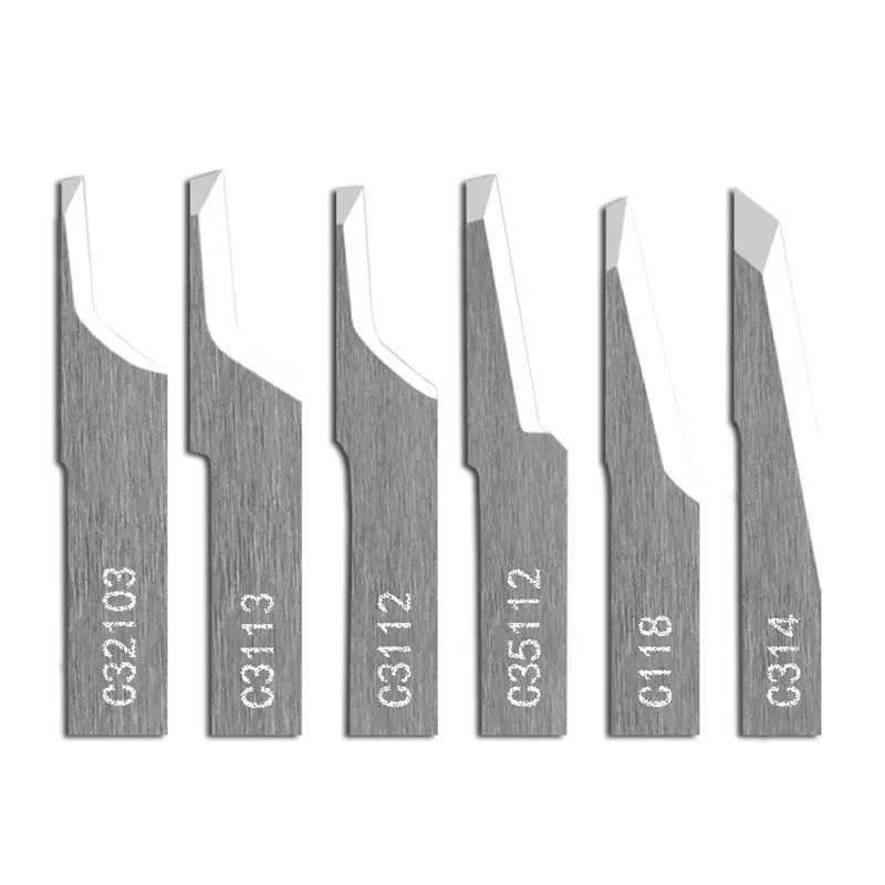 5 adet EMMA Tungsten çelik titreşimli bıçak Emma salınımlı bıçak CNC kesici deri köpük C118 C314 C3112 C3113 C3512 C32103 32212