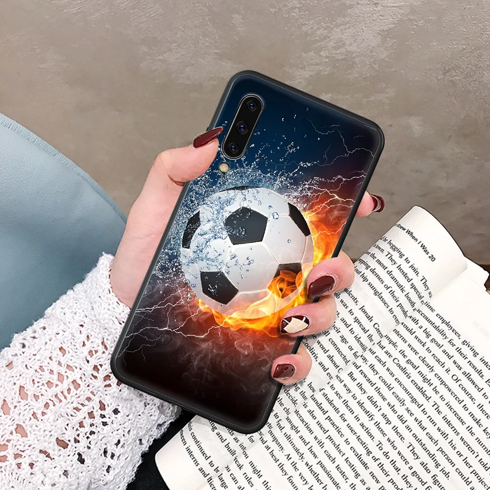 

Webbedepp Football Sports Phone Case For Samsung Galaxy A 5 7 8 10 20 20E 21S 30 30S 40 50 51 70 71 black Waterproof Trend