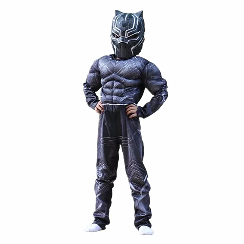 

Children Panthe Cosplay Costume Civil War Captain Christmas Role Playing Hero Halloween Party Dress Up Dres