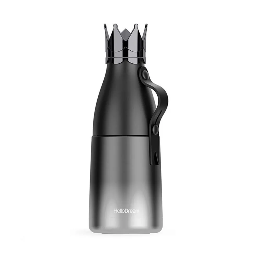 Portable warmth Crown Water Bottle Outdoor Mug Cup Travel Bottles Vacuum Cup Child School Therm Home and Garden Tool Supplies