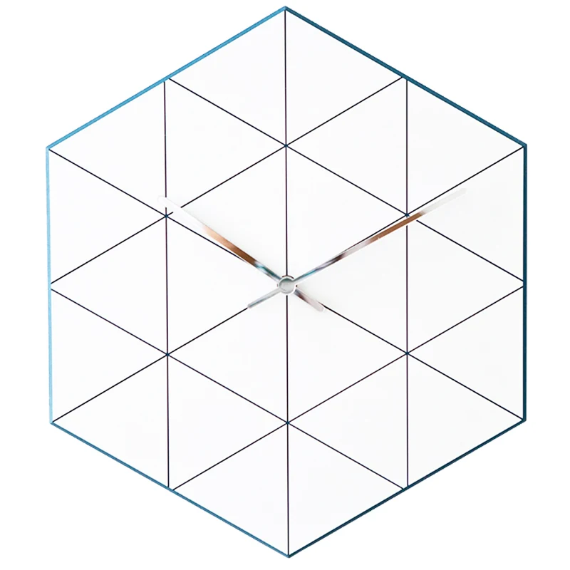 Настенные часы в скандинавском стиле с геометрическим рисунком минималистичные
