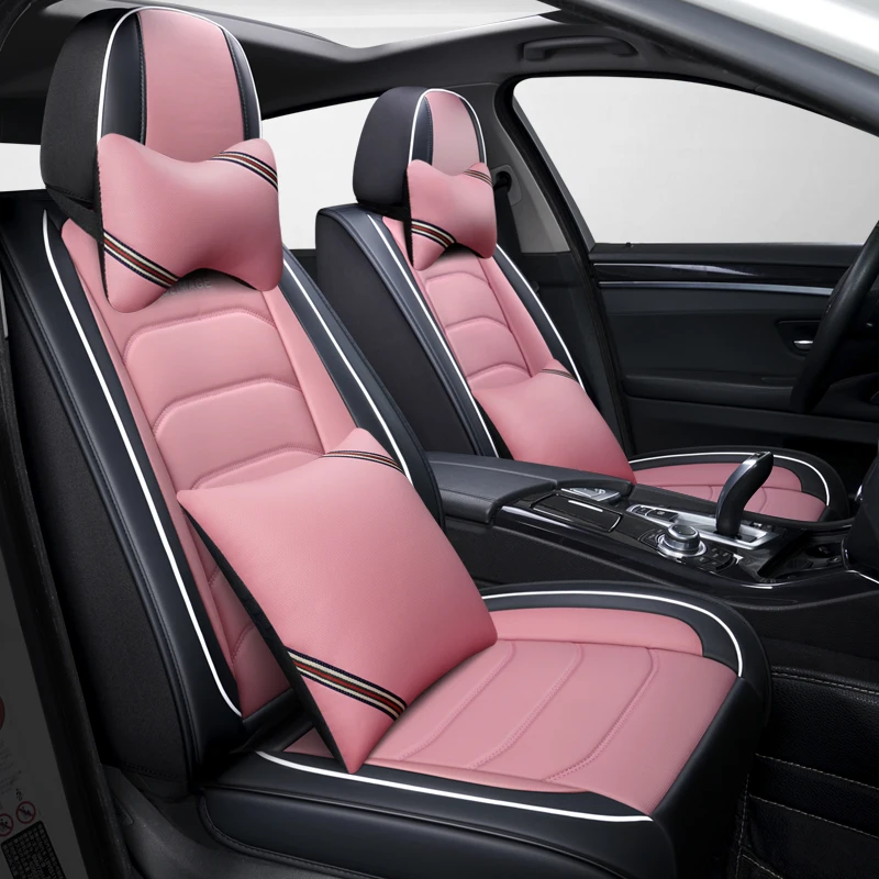 

Новый дизайн, набор подушек для женщин, женское украшение интерьера автомобиля, розовые красные подушки, высококачественные чехлы из искус...