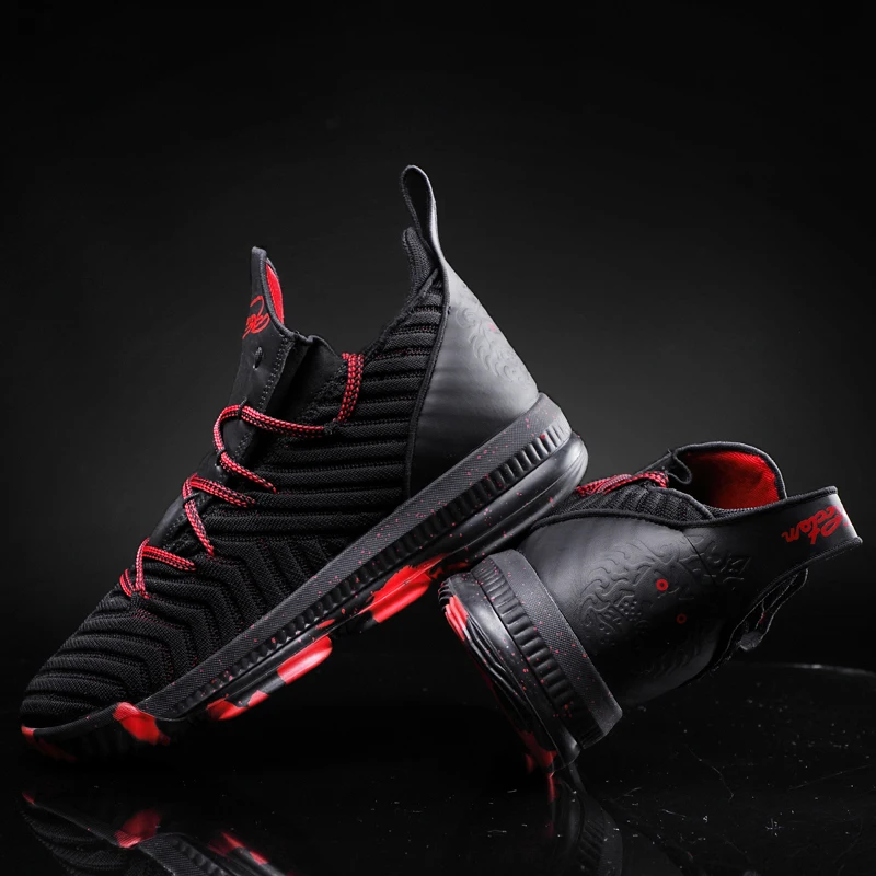 RUIFF новые баскетбольные кроссовки для мужчин и женщин высокие дышащие