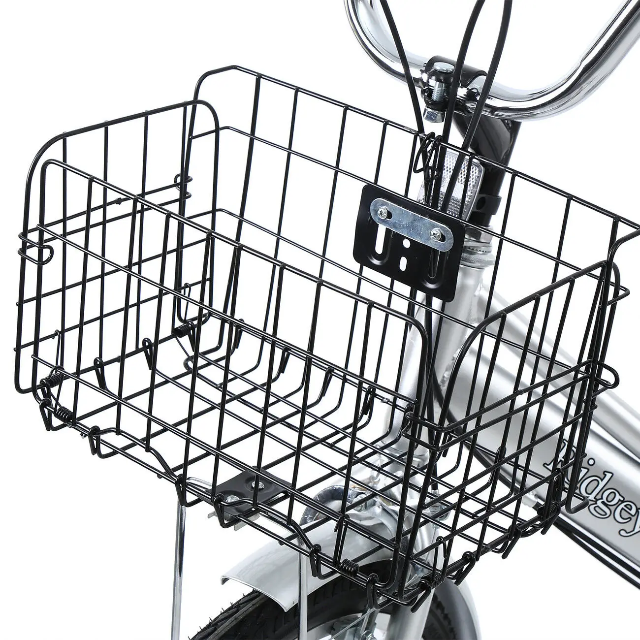 Kaufen 7-Speed 24-zoll Dreirad Drei Räder Fahrrad Im Freien Reise Einkaufen Fahrrad Mit Korb Für Mann Frau Ältere 7 Getriebe Silber