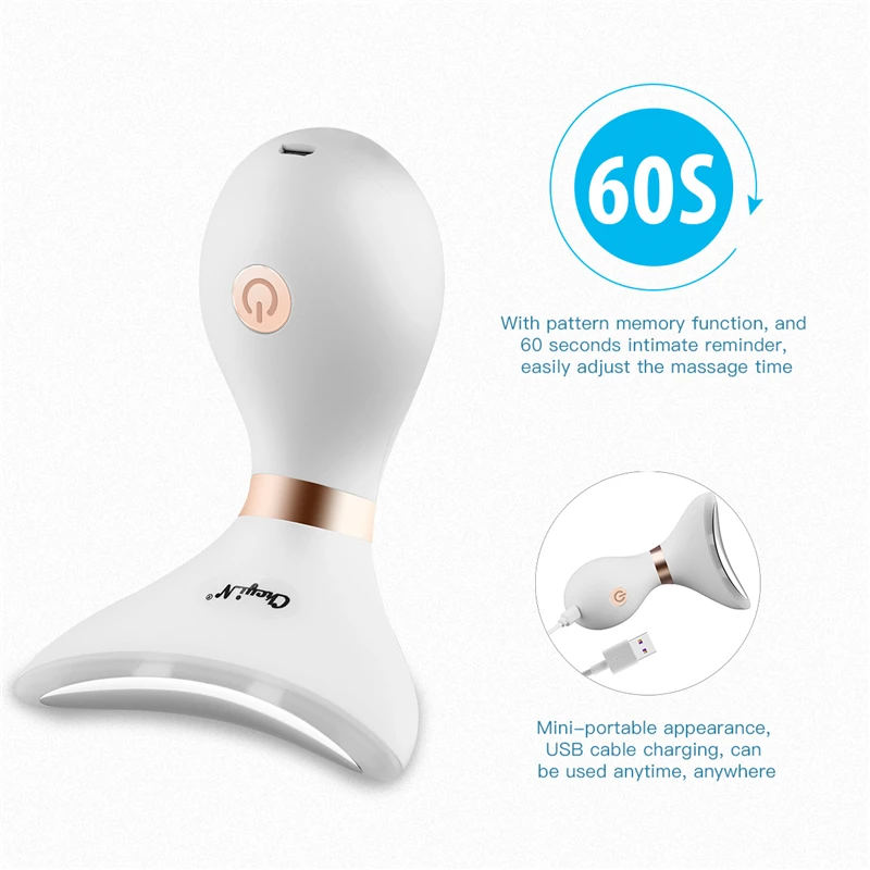 

Face Massager Neck Lift Anti Wrinkles Heat High Frequency Vibration Facial Skin Tightening Lifting 3LED Light Reduce Double Chin