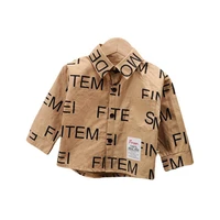 autumn fashion baby girls clothes sport children coat boys letter shirt spring kids tops infant clothing toddler casual costume
