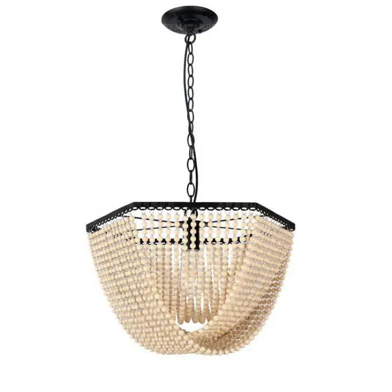 Современная Деревянная люстра в стиле лофт скандинавский светильник для