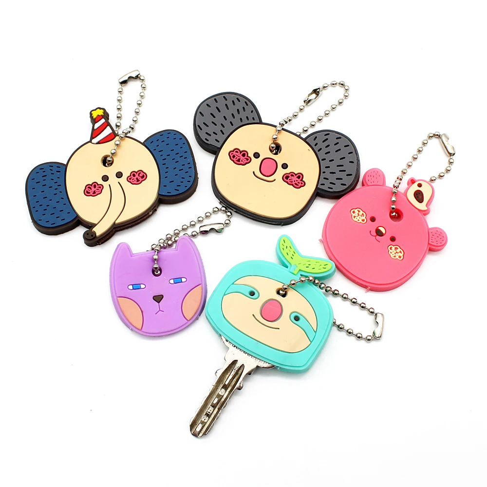 Фото New Cute Key Cover Silicone Protective Case for Control Dust Small chain Organizer Cartoon Sloth Holder Багаж и сумки New Cute Key Cover Silicone Protective Case for Control Dust Small chain Organizer Cartoon Sloth Holder Багаж и сумки