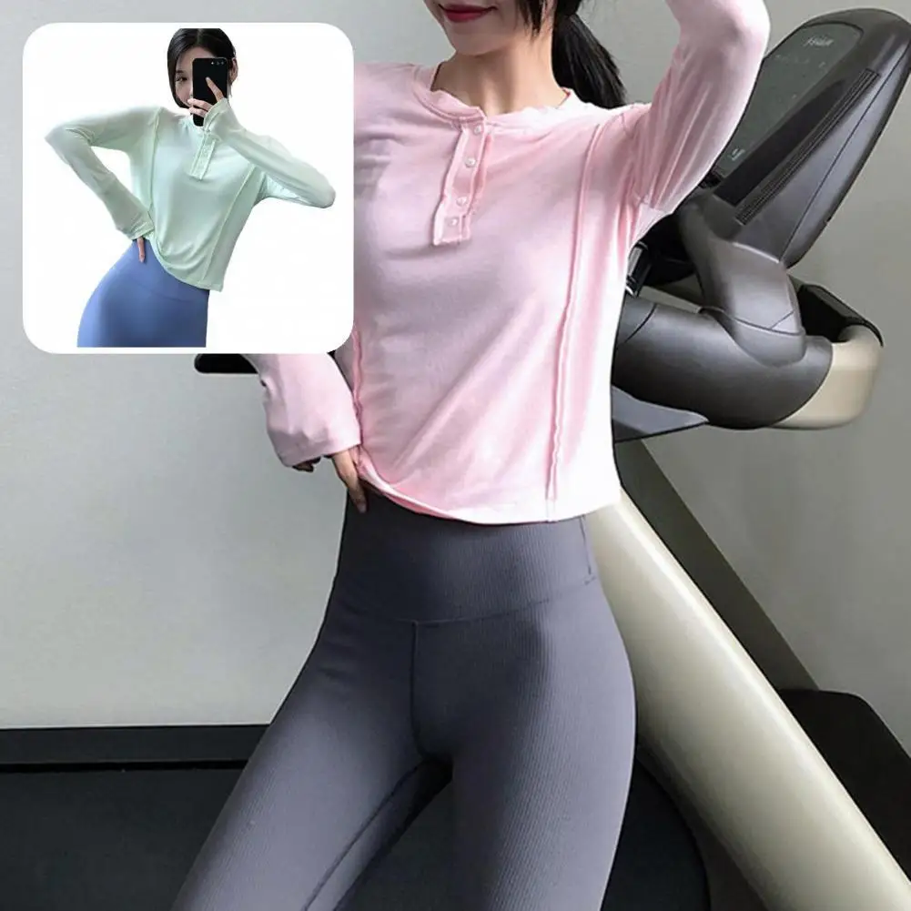 

Спортивная одежда, модный однотонный свитшот для йоги, цветной свитшот для тренажерного зала