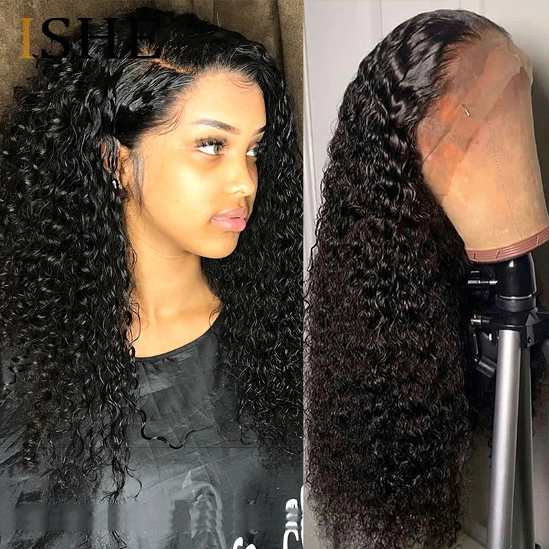 360 парик на сетке спереди предварительно выщипанные Детские волосы плотность 250