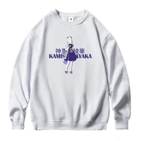 anime kamisato ayaka hoodie women genshin impact hoodies female harajuku manga genshin hoody crew neck pullovers sweatshirts