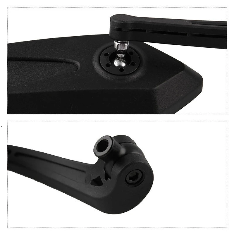 Зеркало заднего вида для мотоцикла 1 пара универсальное пластиковое боковое