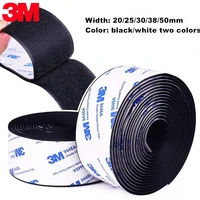 3m glue self adhesive hook and loop nylon velcro tape fastener sticker