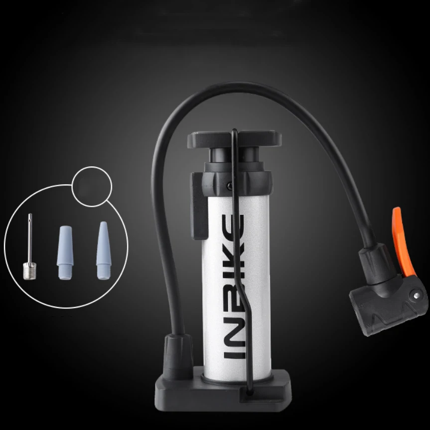 

INBIKE Portable Bicycle Pump Mini Foot Air Pump Cycling Pump Ball Toy Tire Inflator Schrader Presta Valve MTB Mountain Bike Pump