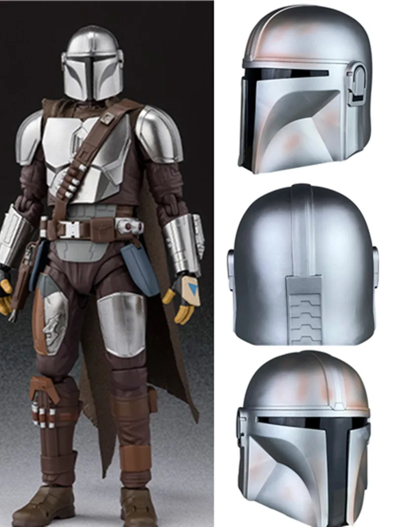 Шлемы из фильма Боба Фетт косплей маски под шлем ПВХ реквизит Хэллоуин |