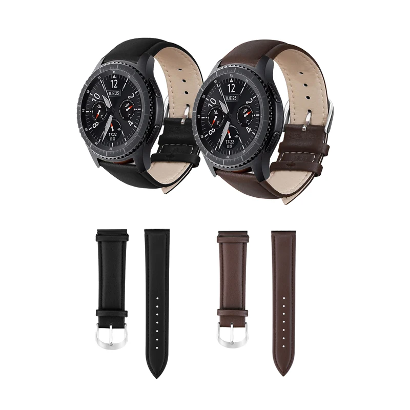 

Кожаный ремешок для samsung gear s3 frontier band, браслет для samsung galaxy watch 42 мм 22 мм, samsung galaxy watch band