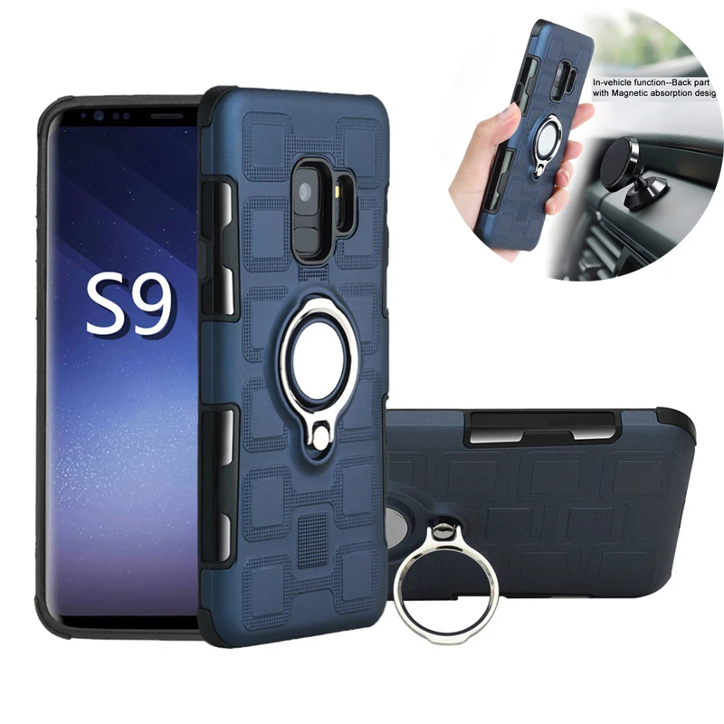 Магнитный автомобильный чехол-подставка для Samsung A51 A71 A20 A50 A70 чехол Galaxy S8 S9 Plus Note 9 8