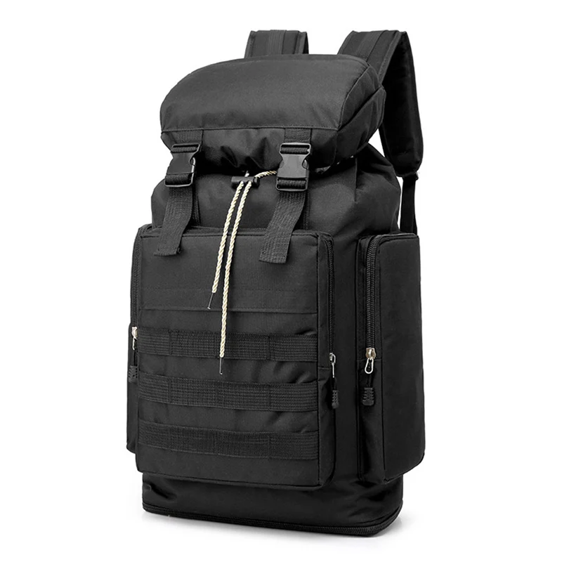 

Camouflage Large Travel Backpack 40L Moutaineering Rucksack Men Canvas Bucket Shoulder Bag Travelling Luggage Pack Bags XA503F