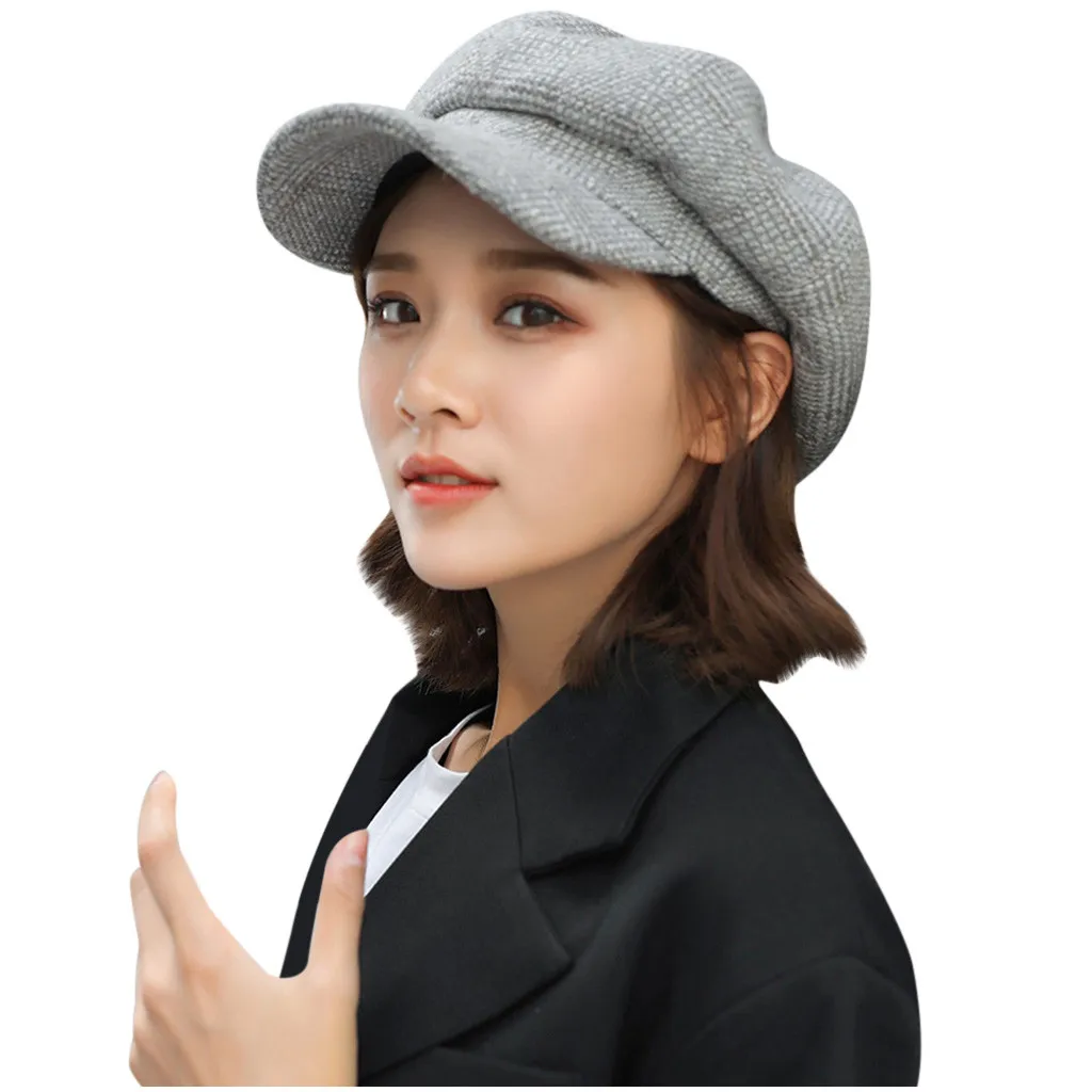 Шапки 2020 весна зима новая дамская шапка осень и теплая Мода шерсть берет