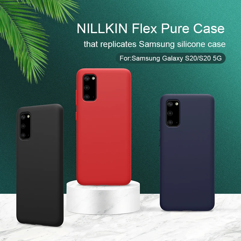 Для Samsung Galaxy S10 Lite чехол Funda S20 NILLKIN Flex чистый тонкий мягкий жидкий Силиконовый