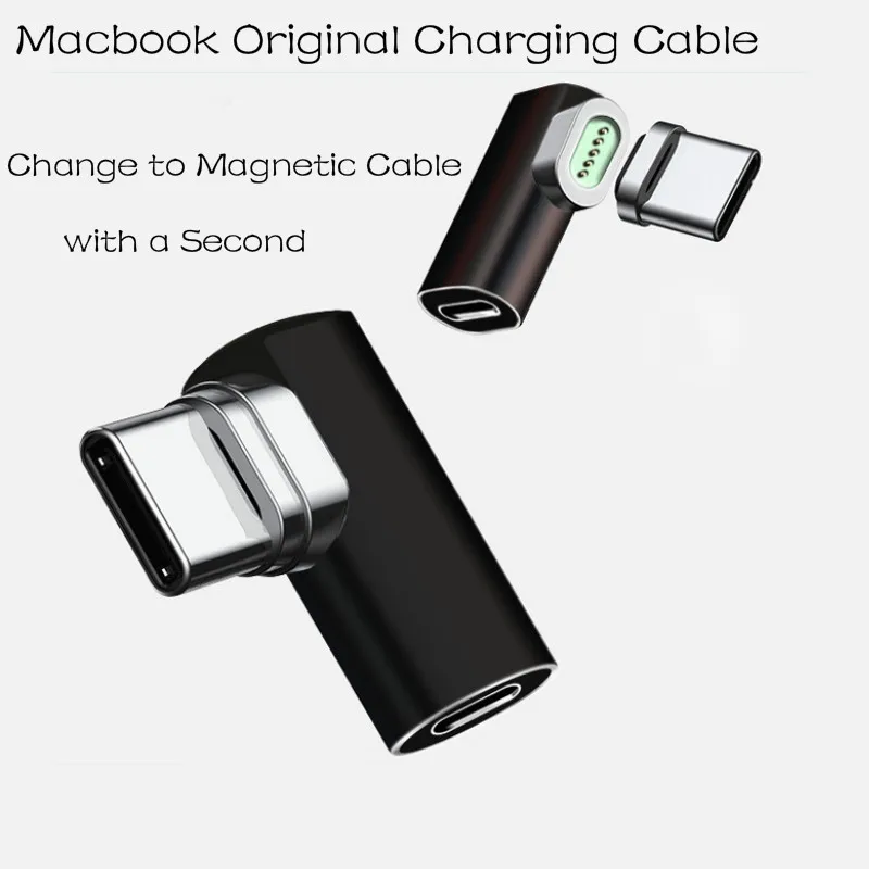 86 Вт Сильный магнитный USB type c адаптер для MacBook Pro 6 контактов зонд локоть быстрая