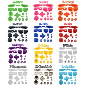 Полный комплект бамперов, пусковые кнопки, замена для XboxOne S Dpad ABXY грипсов, запасные части для кнопок для контроллера Xbox One S, 1 комплект