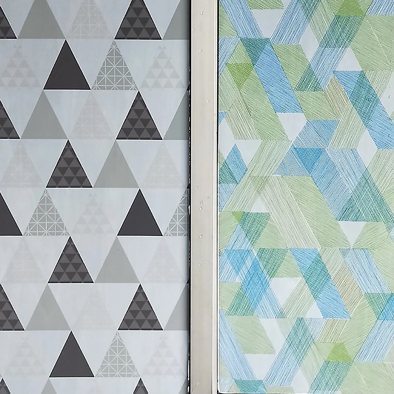 

2022 Static 3d frosted glass stickers household bathroom privacy film opaque balcony sliding doors and windows flower stickers