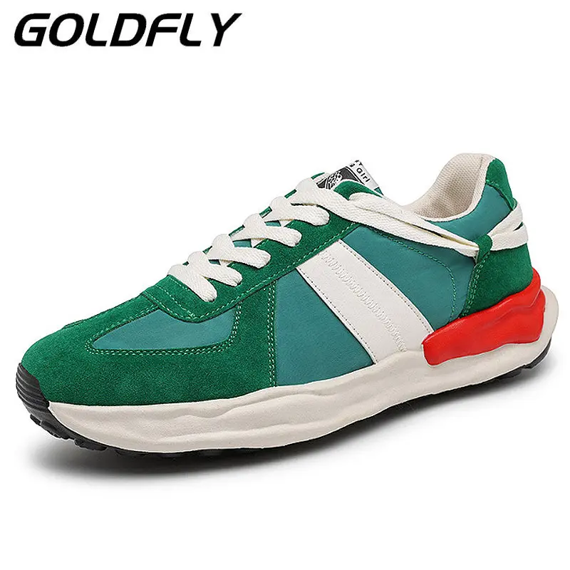 

Gump Shoes Thick-soled Ice Silk Cloth Breathable Dissolved Casual Shoes Low-cut Running Shoes Men