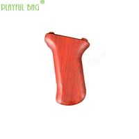 toy diy renxiang ak solid wood grip holder supporting honghua pear natural grain surface paint free water bullet gun parts kd69