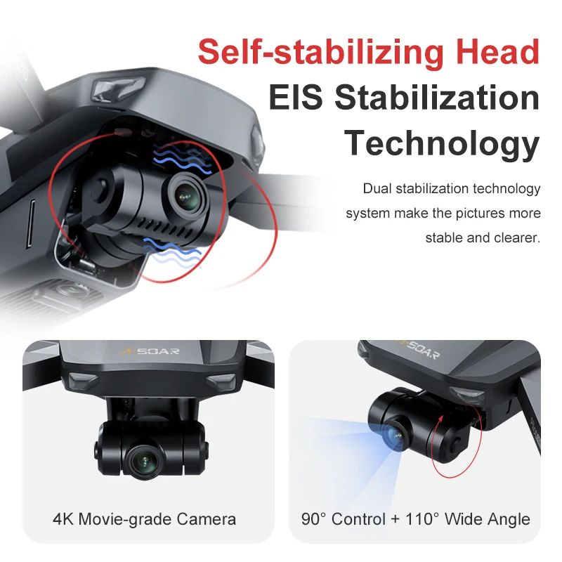 2021 Новый X19 Дрон с 5G Wi Fi 2 осевой шарнир HD 4K камера FPV Профессиональный RC