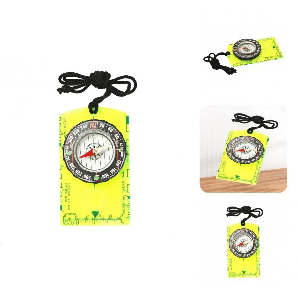 

High Accuracy Arcylic Orienteering Compass with Lanyard for Outdoor Survival