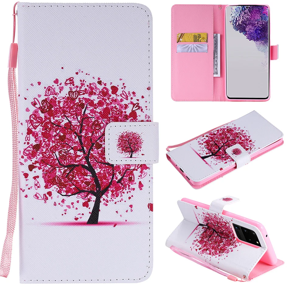 Чехол книжка с кошельком из искусственной кожи для Samsung Galaxy S20 S10e S10 S9 S8 S7 S6 Edge J3 J5 J7