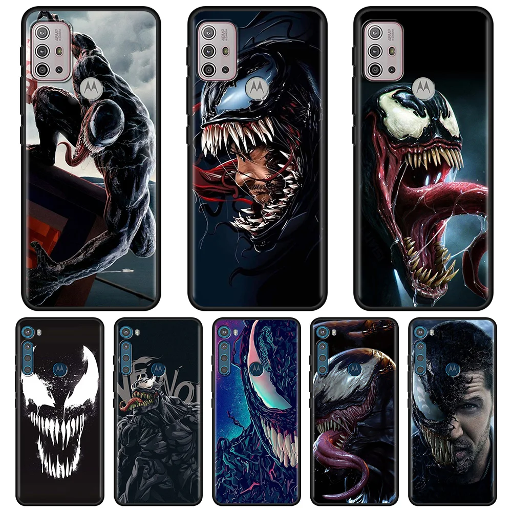 Чехол Venom для MOTO One Fusion G9 E7 Plus One Hyper G8 Play Power G60 G50 G30 G20 G10 Edge 20 Lite E6s Marvel.