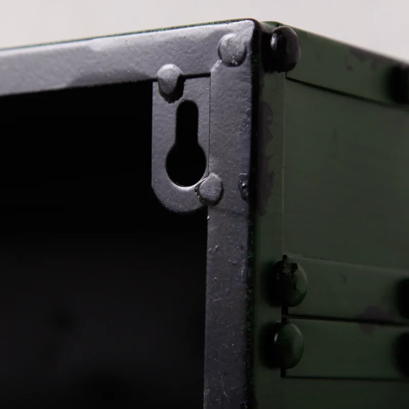 

Retro Tin Decorative Box Shelf Home Furnishing Ornament Cafe Wall Decor Storage Holder Wall Hanging Bar Metal Love Iron Europe