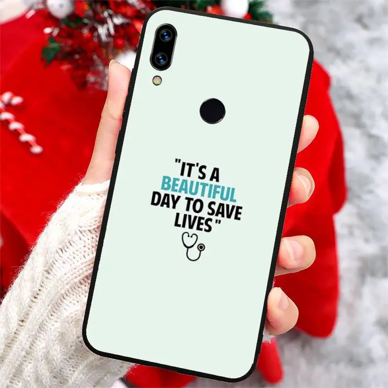 

Greys Anatomy cartoon Doctors Phone Case For Xiaomi Redmi note 7 8 9 t k30 max3 9 s 10 pro lite