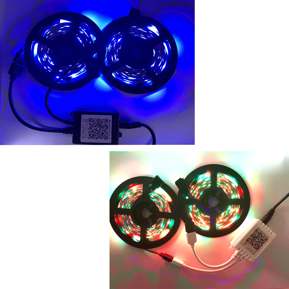 APP телефона RGB/RGBW контроллер Bluetooth светодиодный постоянного тока 5 В 12 24 ИК пульт