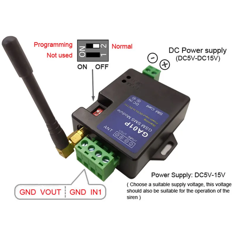Система сигнализации MOOL GA01P Mini GSM с SMS уведомлениями аккумуляторная батарея для