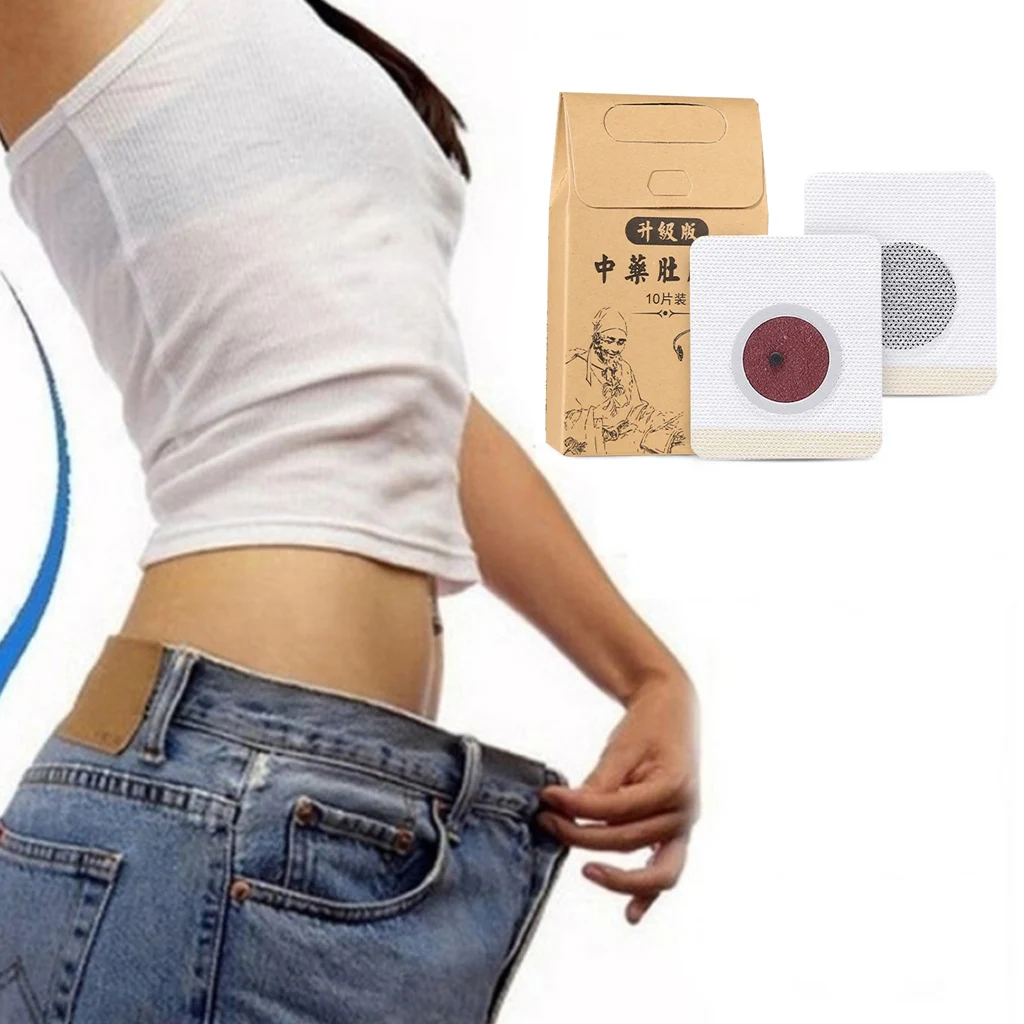 10 шт./кор. Пластыри для похудения из китайской медицины пластыри наклейки на