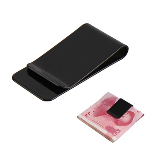 

1Pc High Quality Portable Stainless Steel Mini Simple Pocket Purse Simple Money Clip Holder Cash Holder Wallet for Men Women HOT