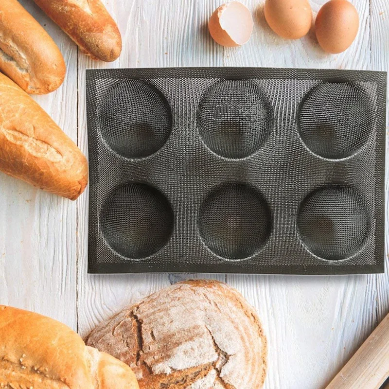 Хит продаж 6 круглых форм для хлеба из стекловолокна XD пористая форма различных