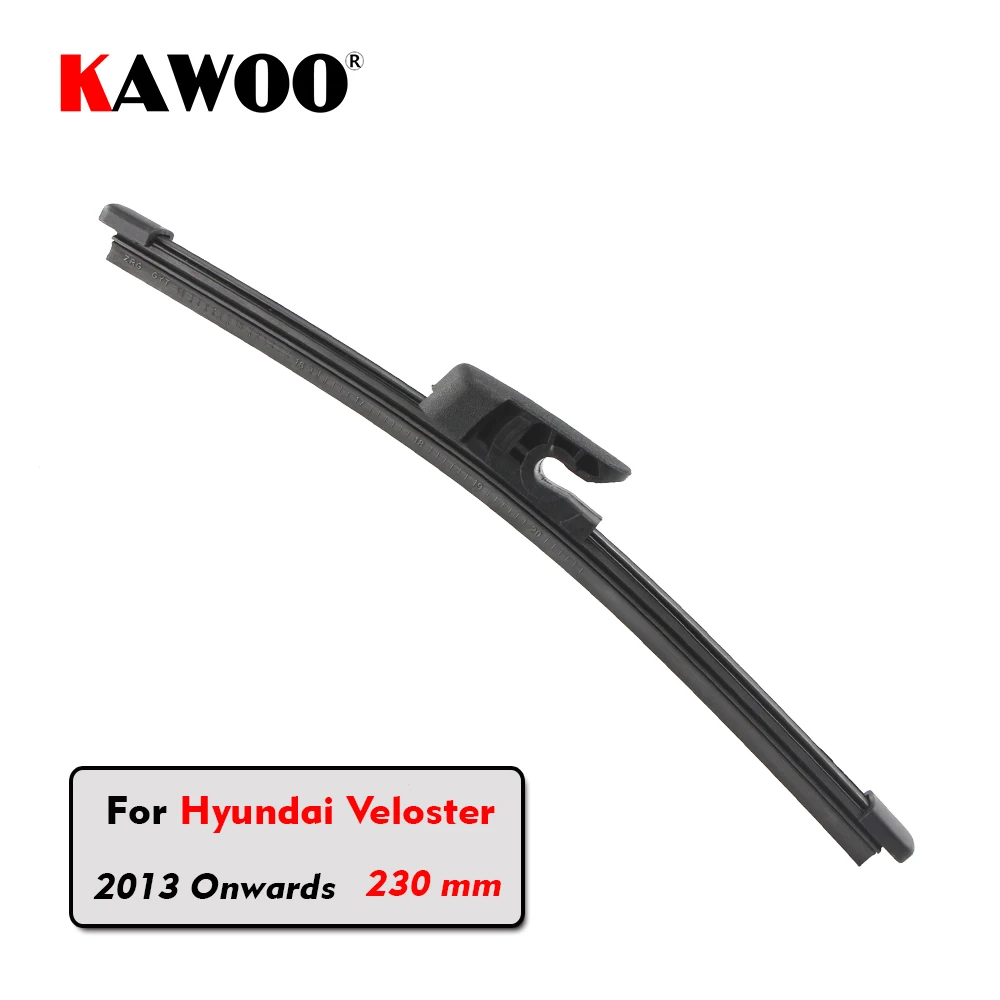 

KAWOO Car Rear Wiper Blades Back Window Wipers Arm For Hyundai Veloster Hatchback (2013 Onwards)230mm Auto Windscreen Blade