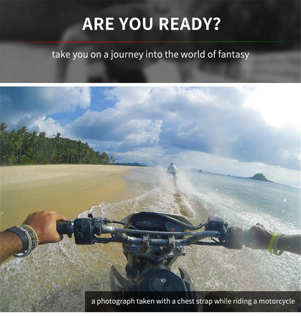 TELESIN нагрудный ремень на голову крепление для GoPro Hero 8 7 6 Hero 5 4 3 2 для Xiaomi Yi 4K Mijia 4K SJCAM для eken аксессуары
