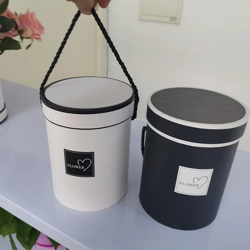 Коробка для искусственная Цветочная композиция круглые подарочные подставки с